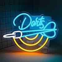 DART BAR ダーツ ネオン看板 3D LED DART BAR ダーツ ネオン看板 3D LED 2024新商品 ディスプレイ